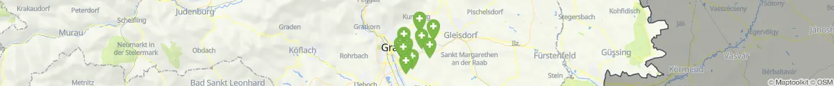 Kartenansicht für Apotheken-Notdienste in der Nähe von Laßnitzhöhe (Graz-Umgebung, Steiermark)